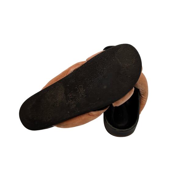 Chloe Nolan Crisscross Twisted Velvet Slides Flat Mule Sandals Size 37 - Picture 7 of 7